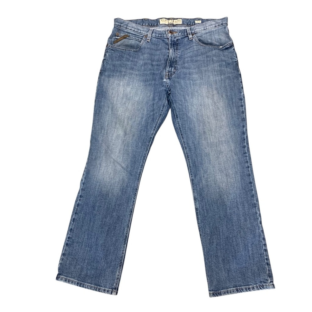ARIAT M4 Relaxed Fit Straight Leg Jeans Medium Wash Denim Men's 36x30